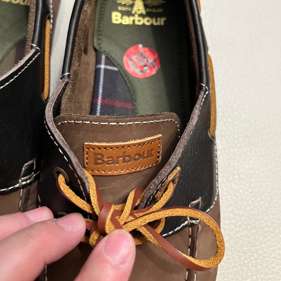 NWOB - Barbour Men’s Wake Boat Shoes - Made in Portugal - UK 10/US 11/EU 44 - Picture 3 of 10